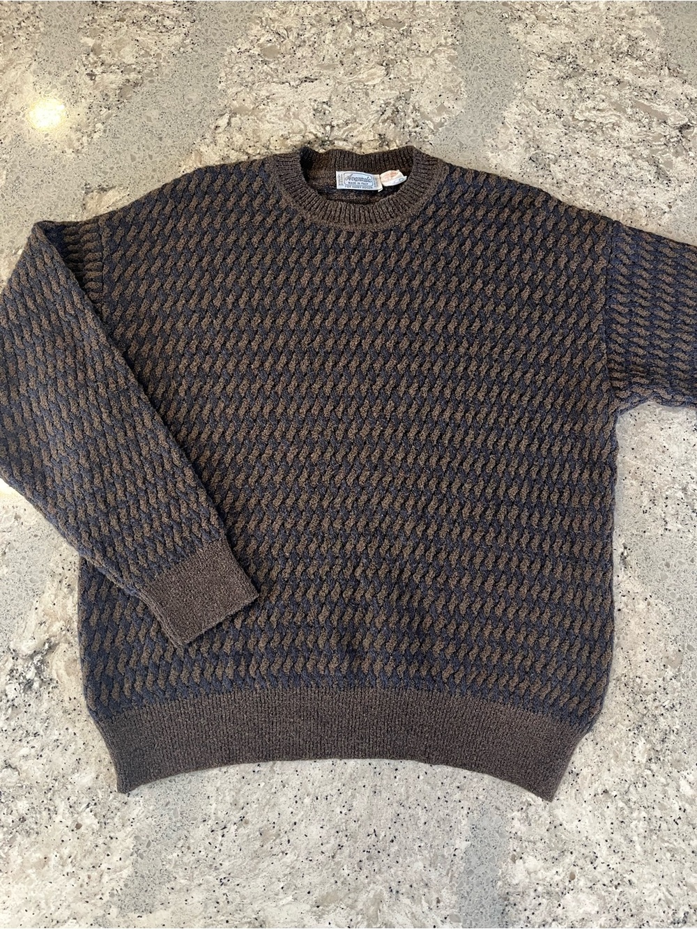 Vintage Textured Made in Italy Knit Sweater